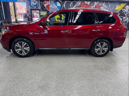 Scarlet Ember 2018 Nissan Pathfinder S