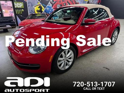 Red 2013 Volkswagen Beetle 2.0L TDI