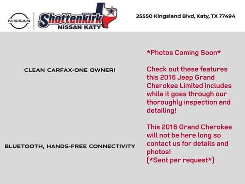 2016 Jeep Grand Cherokee Limited