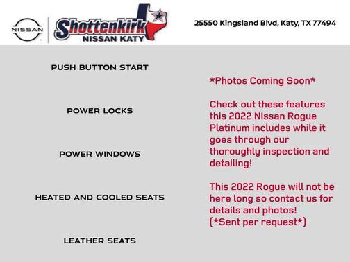 2022 Nissan Rogue Platinum