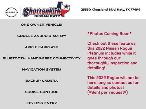 2022 Nissan Rogue Platinum