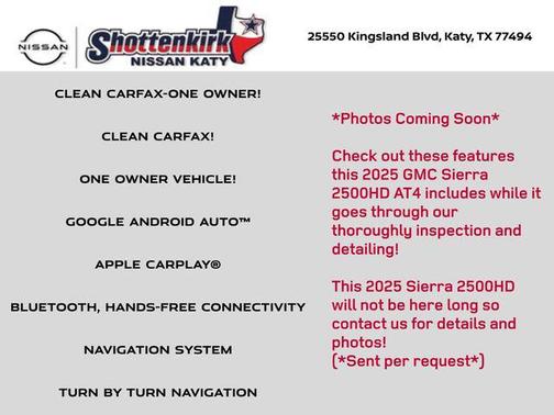 2025 GMC Sierra 2500 AT4
