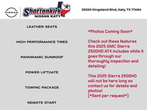 2025 GMC Sierra 2500 AT4