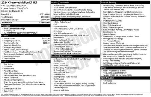 2024 Chevrolet Malibu FWD 1LT