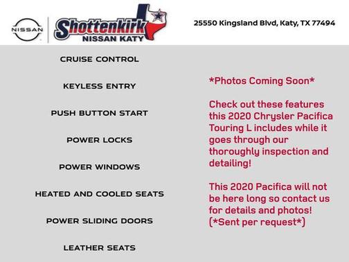 2020 Chrysler Pacifica Touring L