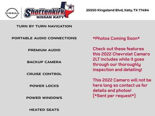 2022 Chevrolet Camaro 2LT