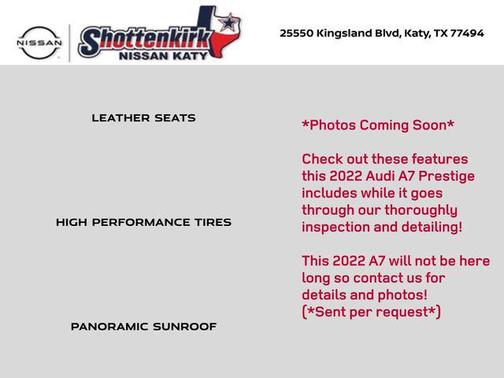2022 Audi A7 55 Prestige