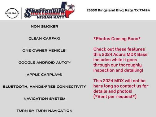 2024 Acura MDX Technology Package