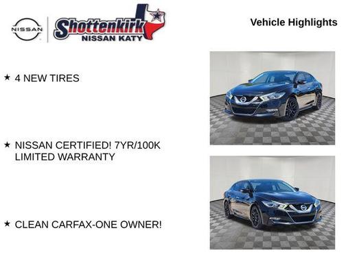 Super Black 2018 Nissan Maxima 3.5 SV