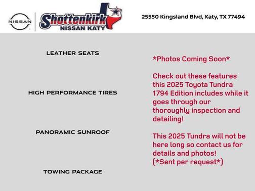 2025 Toyota Tundra 1794 Edition