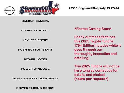 2025 Toyota Tundra 1794 Edition