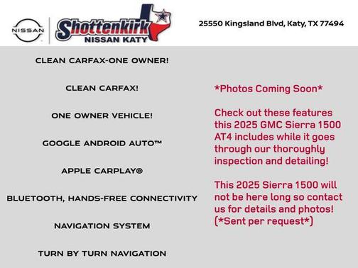 2025 GMC Sierra 1500 AT4