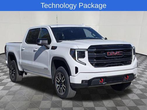 Summit White 2025 GMC Sierra 1500 AT4