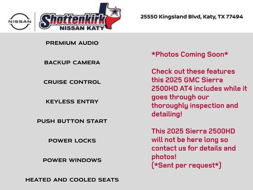 2025 GMC Sierra 2500 AT4