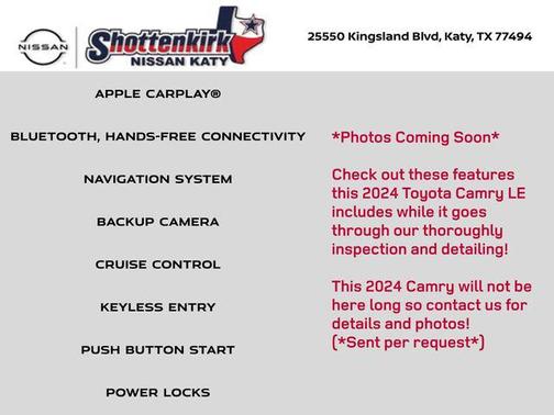 2024 Toyota Camry LE