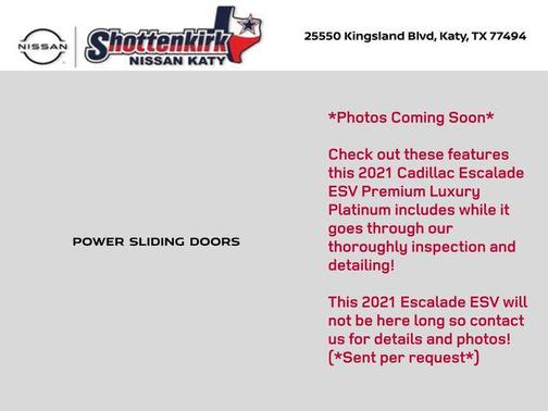 2021 Cadillac Escalade ESV Premium Luxury Platinum
