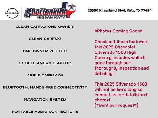 2025 Chevrolet Silverado 1500 High Country