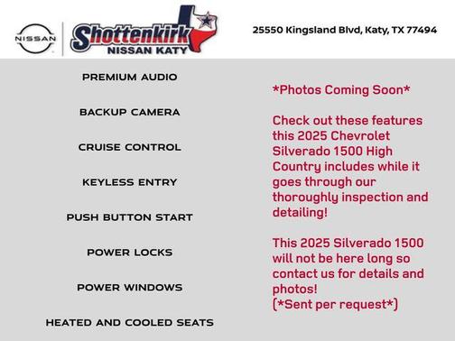2025 Chevrolet Silverado 1500 High Country