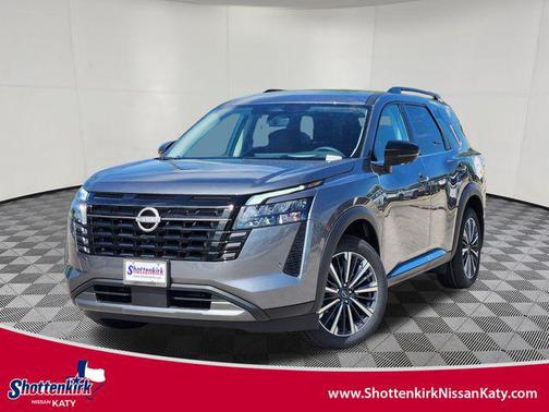 Gun Metallic 2026 Nissan Pathfinder Platinum