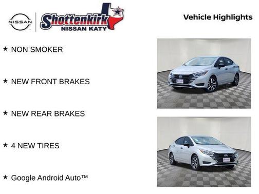Brilliant Silver Metallic 2025 Nissan Versa 1.6 S