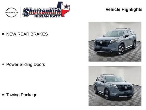 Boulder Gray Pearl 2024 Nissan Pathfinder Platinum FWD