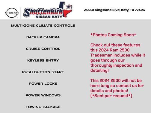 2024 RAM 2500 Tradesman Crew Cab 4x4 6'4' Box