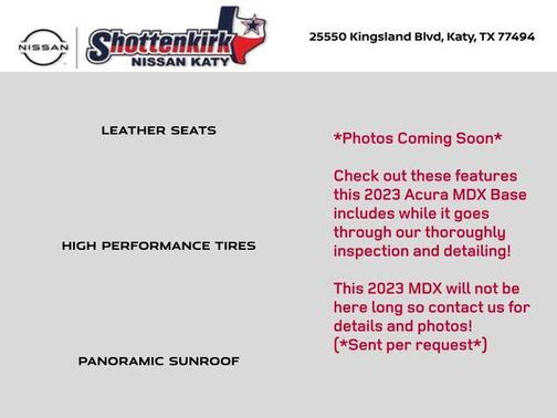 2023 Acura MDX Standard