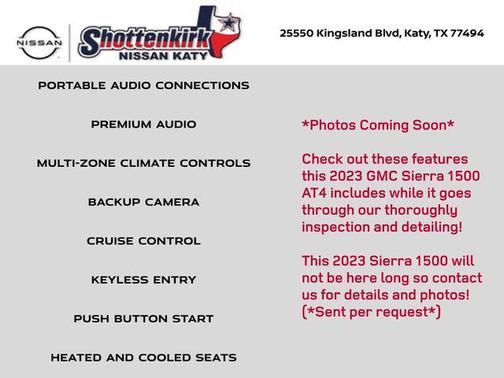 2023 GMC Sierra 1500 AT4