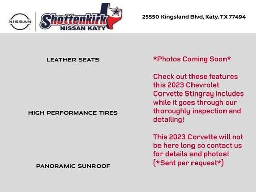 2023 Chevrolet Corvette Stingray w/1LT