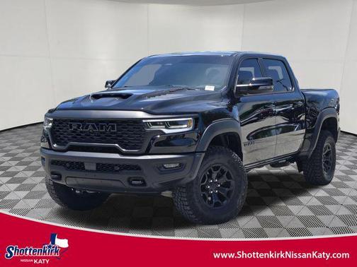 Diamond Black Crystal Pearlcoat 2026 RAM 1500 RHO Crew Cab 4x4 5'7' Box