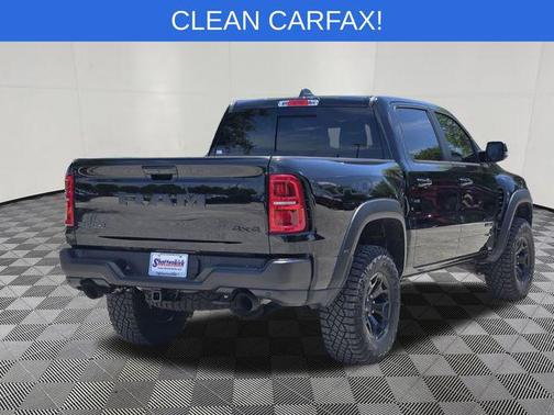 Diamond Black Crystal Pearlcoat 2026 RAM 1500 RHO Crew Cab 4x4 5'7' Box
