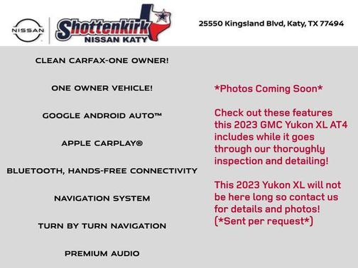 2023 GMC Yukon XL 4WD AT4