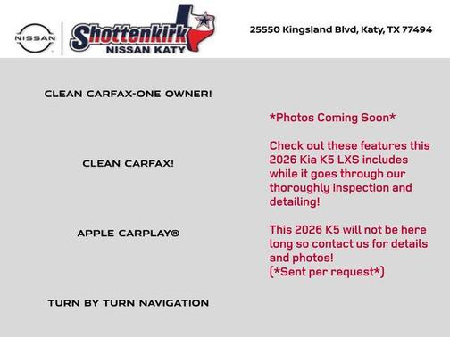 Aurora Black Pearl 2026 Kia K5 LXS FWD