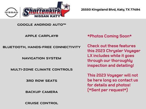 2023 Chrysler Voyager LX