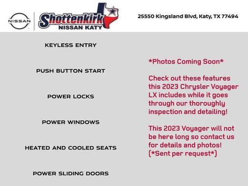 2023 Chrysler Voyager LX