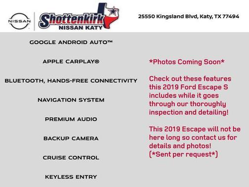 2019 Ford Escape S