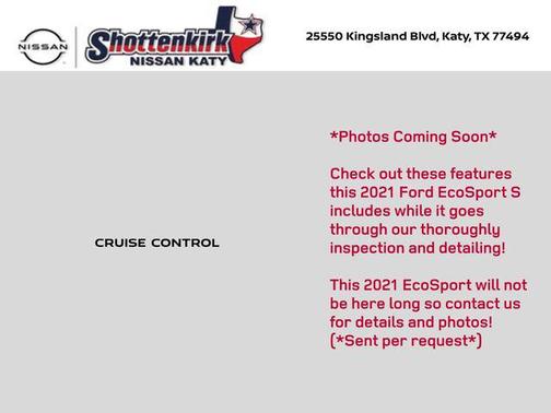 2021 Ford EcoSport S