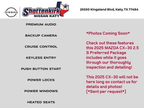 2025 Mazda CX-30 2.5 S Preferred Package