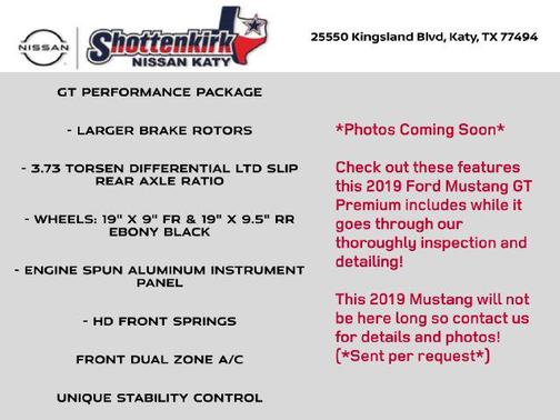 Magnetic 2019 Ford Mustang GT Premium