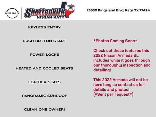 2022 Nissan Armada SL 2WD