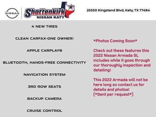 2022 Nissan Armada SL 2WD