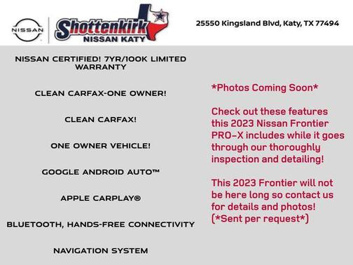 2023 Nissan Frontier PRO-X