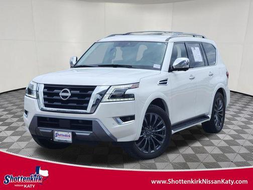 Aspen White Tricoat 2024 Nissan Armada Platinum 2WD