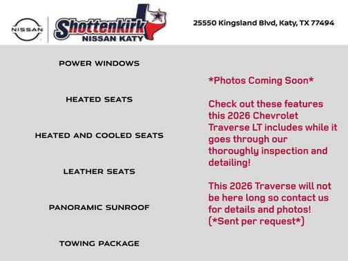 2026 Chevrolet Traverse LT