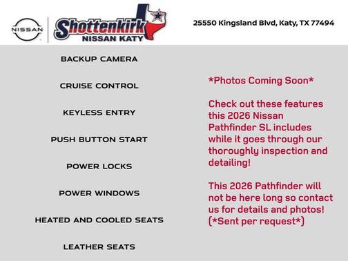 2026 Nissan Pathfinder SL