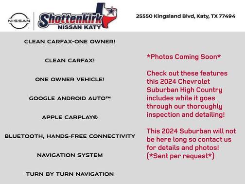 2024 Chevrolet Suburban 4WD High Country