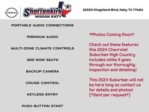 2024 Chevrolet Suburban 4WD High Country