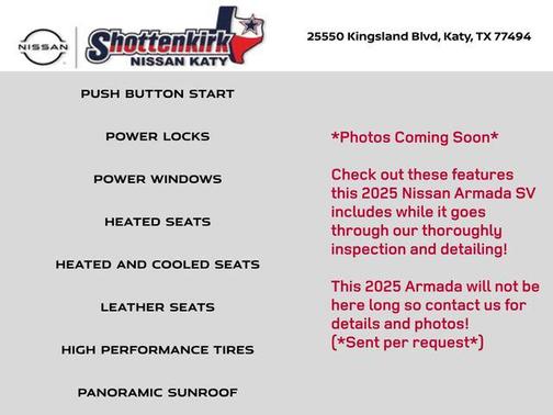 2025 Nissan Armada SV 2WD