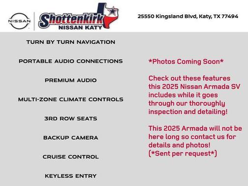 2025 Nissan Armada SV 2WD