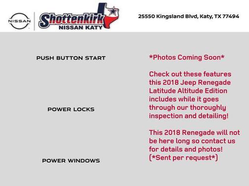 2018 Jeep Renegade Altitude